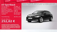 Mythosschwarz metallic Gebraucht 2025 Audi A3 Advanced Limousine | 34.889 € (Fairer Preis)