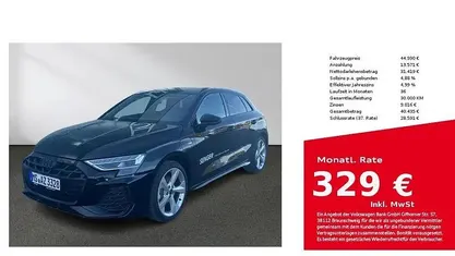 Schwarz Gebraucht 2025 Audi A3 Sportback e-tron S-Line Kleinwagen | 44.990 € (Fairer Preis)
