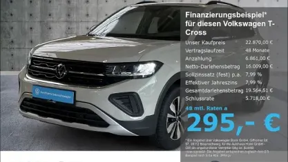 Gebraucht VW T-Cross Goal 95 PS (69 kW) 2025 Grau SUV