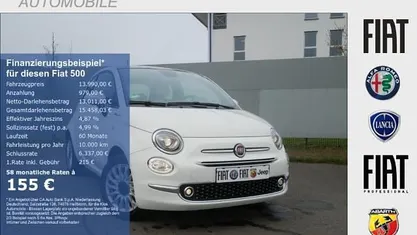Gebraucht Fiat 500 Dolcevita 69 PS (50 kW) 2022 Weiß Kleinwagen