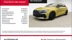 Pythongelb metallic Gebraucht 2025 Audi RS3 Sportback Ambiente Kleinwagen | 69.979 € (Fairer Preis)