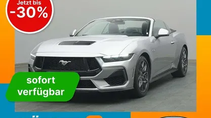 Iconic silver Neu 2025 Ford Mustang GT Cabrio | 61.740 € (Fairer Preis)