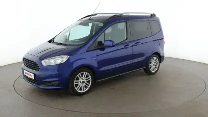 Gebraucht Ford Tourneo Courier Titanium 101 PS (74 kW) 2017 Blau Van / Kleinbus