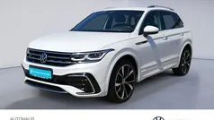 Pure white Gebraucht 2021 VW Tiguan R-line SUV | 35.950 € (Fairer Preis)