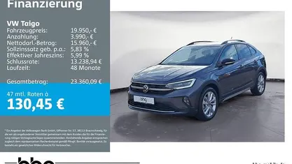 Gebraucht VW Taigo Life 110 PS (80 kW) 2023 Grau SUV