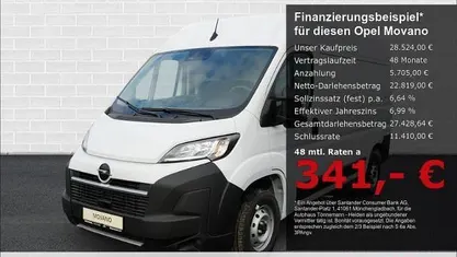 Weiß Neu 2025 Opel Movano Van | 28.524 € (Guter Preis)