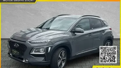Gebraucht Hyundai Kona Style 177 PS (130 kW) 2020 Galaxy grey / mic (metallic) SUV