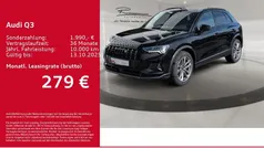 Schwarz (mythosschwarz metallic) Gebraucht 2025 Audi Q3 Advanced Plus SUV | 42.880 € (Fairer Preis)