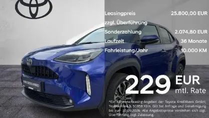 Gebraucht Toyota Yaris Hybrid 131 PS (96 kW) 2021 Juniper blue Limousine