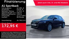 Schwarz Neu 2025 Audi A1 Sportback Advanced Plus Kleinwagen | 22.390 € (Fairer Preis)