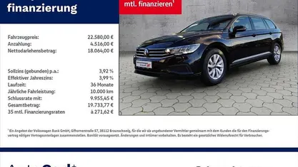 Deep black perleffekt Gebraucht 2022 VW Passat Basis Kombi | 22.580 € (Fairer Preis)