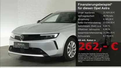 Usata Opel Astra Elegance 131 CV (96 kW) 2023 Argento Utilitaria