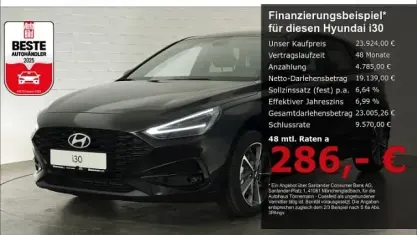 Gebraucht Hyundai i30 Advantage 140 PS (102 kW) 2025 Schwarz Limousine