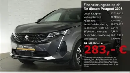 Gebraucht Peugeot 3008 GT 145 PS (106 kW) 2024 Schwarz SUV