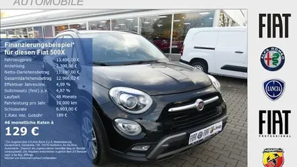 Schwarz Gebraucht 2016 Fiat 500X Cross Plus SUV | 13.490 € (Fairer Preis)