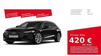 Schwarz Gebraucht 2025 Audi A5 Comfort Kombi | 47.690 € (Superpreis)