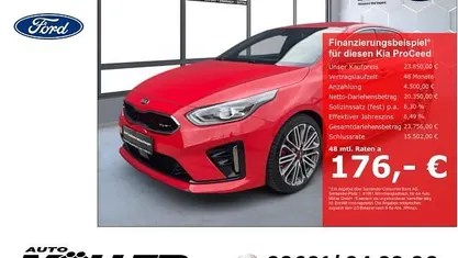 Gebraucht Kia ProCeed Comfort 204 PS (150 kW) 2019 Trackrot Kombi