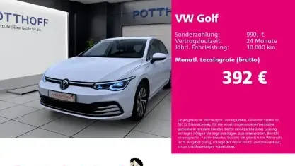 Gebraucht VW Golf VII Style 204 PS (150 kW) 2021 Weiss Kleinwagen