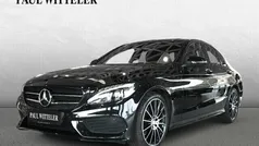 Lack obsidianschwarz Gebraucht 2017 Mercedes C180 AMG line | 22.990 € (Fairer Preis)