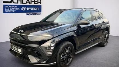 Gebraucht Hyundai Kona N Line 139 PS (102 kW) 2024 Abyss black / mic SUV
