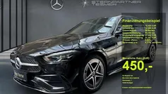 Schwarz Gebraucht 2024 Mercedes C220 AMG Limousine | 41.790 € (Fairer Preis)