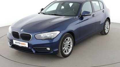 Brugt BMW 118 Advantage 136 HK (100 kW) 2018 Blå Hatchback