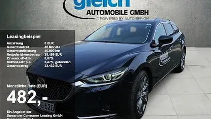 Deep crystal blue Gebraucht 2024 Mazda 6 Exclusive Kombi | 29.690 € (Guter Preis)