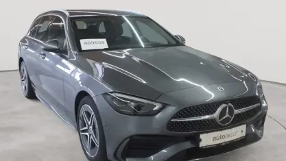 Gebraucht Mercedes C300e AMG line 204 PS (150 kW) 2023 Selenitgrau metallic Kombi