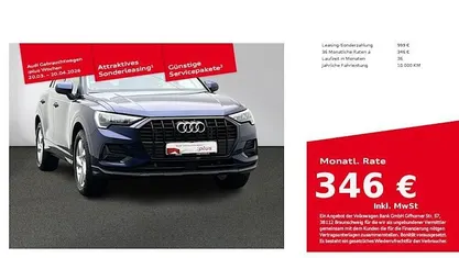 Gebraucht Audi Q3 Advanced Plus 150 PS (110 kW) 2025 Navarrablau metallic SUV