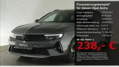 Gebraucht Opel Astra 131 PS (96 kW) 2024 Grau Kleinwagen