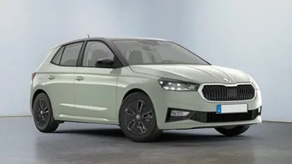 Neu Skoda Fabia 116 PS (85 kW) 2025 Thymian grün metallic/grün Limousine