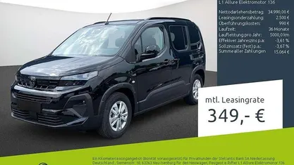 Schwarz Neu 2025 Peugeot e-Rifter Allure Van / Kleinbus | 34.990 € (Fairer Preis)