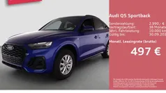 Blau Gebraucht 2024 Audi Q5 Sportback S-Line SUV | 49.890 € (Fairer Preis)