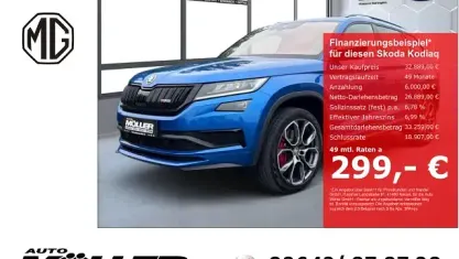 Gebraucht Skoda Kodiaq RS 239 PS (175 kW) 2020 Blau SUV