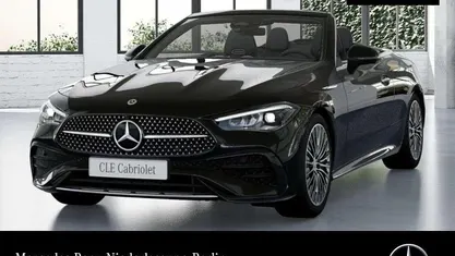 Obsidianschwarz Gebraucht 2024 Mercedes CLE200 AMG Cabrio | 57.890 €