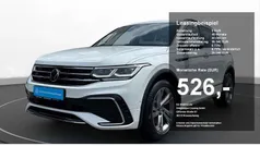 Pure white Gebraucht 2023 VW Tiguan R-line SUV | 39.340 € (Fairer Preis)