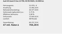 Daytonagrau perleffekt Gebraucht 2025 Audi A5 Sport Coupé | 53.970 € (Superpreis)