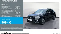 Schwarz Gebraucht 2024 VW T-Roc R-line SUV | 35.930 € (Fairer Preis)