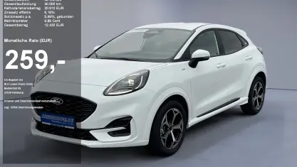 Nowe Ford Puma ST-Line 125 KM (91 kW) 2025 Biały SUV