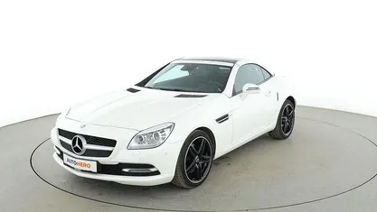 Gebraucht Mercedes SLK200 184 PS (135 kW) 2016 Weiß Cabrio