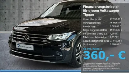 Gebraucht VW Tiguan Elegance 245 PS (180 kW) 2022 Schwarz SUV