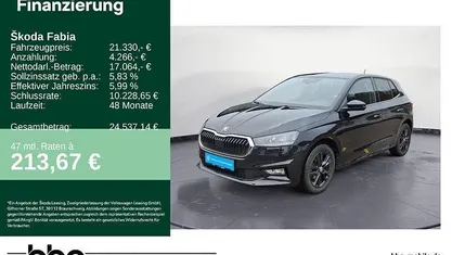 Gebraucht Skoda Fabia Style 150 PS (110 kW) 2023 Schwarz Kleinwagen