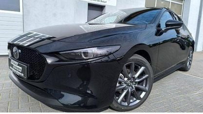 Nieuw Mazda 3 Takumi-Line 140 PK (102 kW) 2025 Zwart Sedan