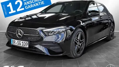 Gebraucht Mercedes A200 AMG 163 PS (119 kW) 2025 Unilack nachtschwarz Limousine