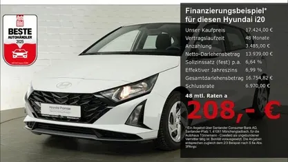 Weiß Gebraucht 2025 Hyundai i20 Select Kleinwagen | 17.424 € (Fairer Preis)