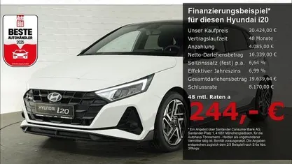 Usata Hyundai i20 N Line 101 CV (74 kW) 2025 Bianco Berlina