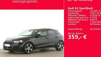 Mythosschwarz metallic Gebraucht 2022 Audi A1 Sportback S-Line Kleinwagen | 24.259 € (Fairer Preis)