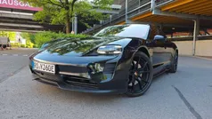 Schwarzmet. Gebraucht 2022 Porsche Taycan Sport Turismo Limousine | 92.900 € (Fairer Preis)