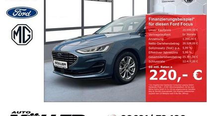 Używany Ford Focus Titanium 125 KM (91 kW) 2023 Niebieski Sedan/Limuzyna