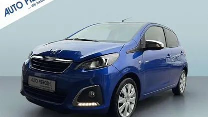 Blau Gebraucht 2019 Peugeot 108 Style Kleinwagen | 10.850 € (Etwas zu teuer)